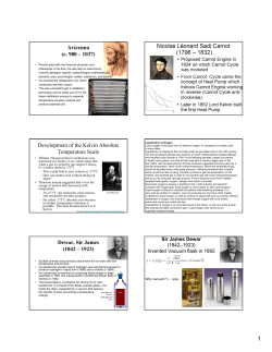 Avicenna (c. 980 &ndash; 1037) Development of the Kelvin Absolute