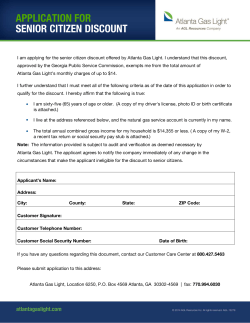 application for senior citizen discount