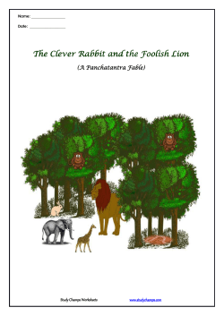 The Clever Rabbit and the Foolish Lion