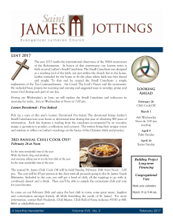 February 2017 - Donate to St. James
