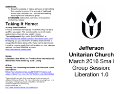 Liberation 1.0 - Jefferson Unitarian Church