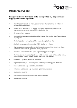 Dangerous Goods