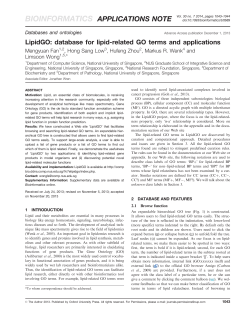 LipidGO: database for lipid-related GO terms and applications