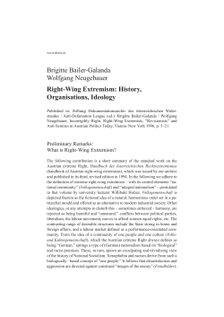 Brigitte Bailer-Galanda Wolfgang Neugebauer Right