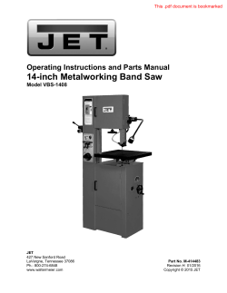 Manual - JET Tools