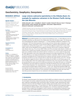Large volume submarine ignimbrites in the Shikoku Basin: An