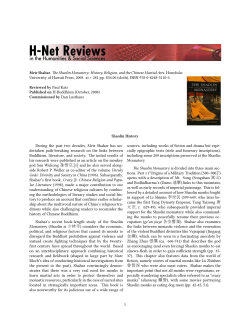 Shaolin History - H-Net