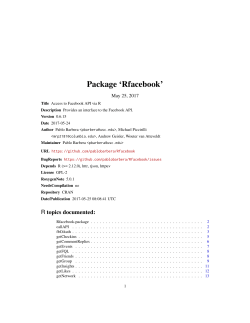 Package `Rfacebook`