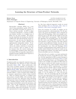 Learning the Structure of Sum-Product Networks