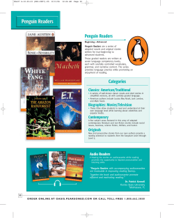 Reading and Penguin Readers