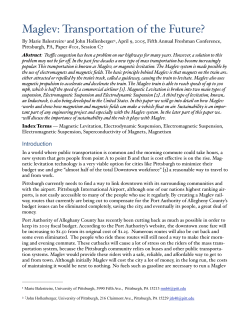 2005-04-09 Maglev Transportation of Future