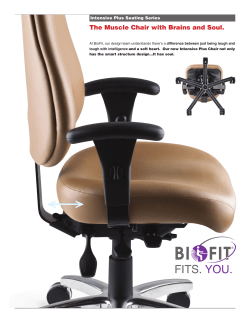 Intensive Plus Seating Series