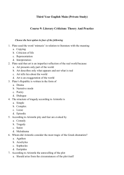 Literary Criticism: Theory And Practice