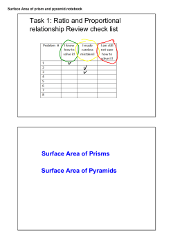 Surface Area of prism and pyramid.notebook