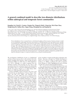A general combined model to describe tree