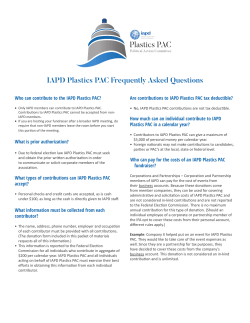 PAC Solicitation Materials