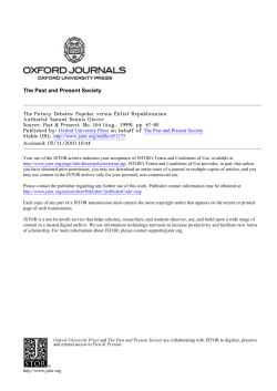 The Putney Debates, Popular versus &Eacute;litist Republicanism