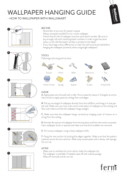 wallpaper hanging guide