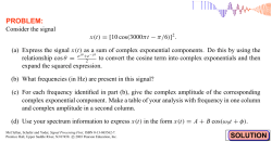 chap3 hw Spectrum of cosine squared