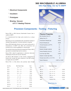 Rescor 960 96% Alumina