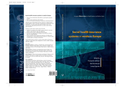 Social health insurance systems in western Europe