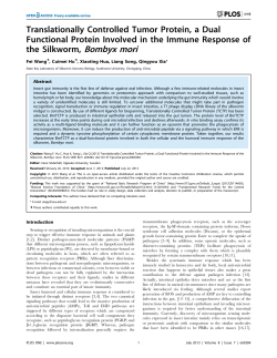Translationally Controlled Tumor Protein, a Dual