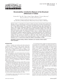 Structurability - Laboratory of laser spectroscopy of solutions of