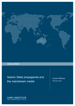 Islamic State propaganda and the mainstream media