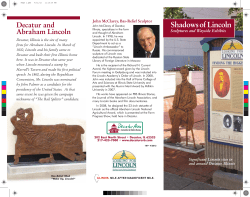 the Shadows of Lincoln Brochure