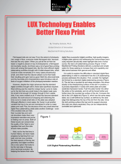 LUX Technology Enables Better Flexo Print