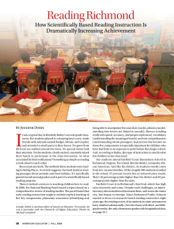 Reading Richmond - American Federation of Teachers