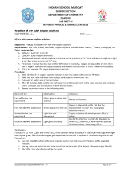 class_ix_chemistry_physical and chemical changes_labsheet_5
