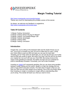 Margin Trading Tutorial