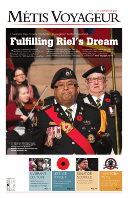 M&eacute;tis - Metis Nation of Ontario