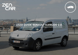 user guide renault kangoo ze