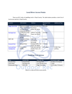 Local River Access Points