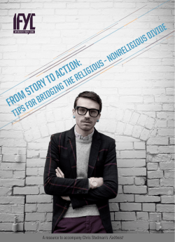 From Story to Action - Interfaith Youth Core