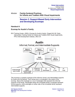 Session 3: Support-Based Early Intervention and Developing
