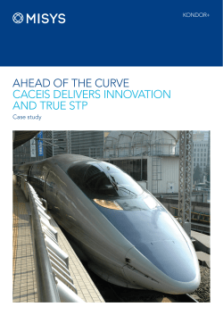 ahead of the curve caceis delivers innovation and true stp