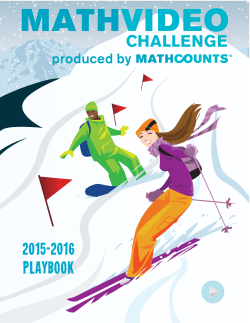 2015-2016 PLAYbook - Math Video Challenge