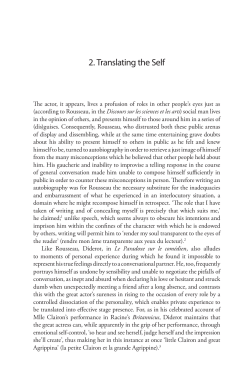 2. Translating the Self