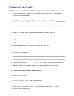 Of Mice and Men Study Guide