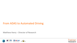 Presentation Thatcham Research - ADAS to AD PDF, 2.3 MByte