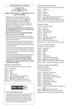 department 21: baking