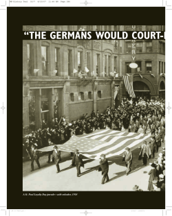 The Germans would courtmartial me too : St. Paul`s