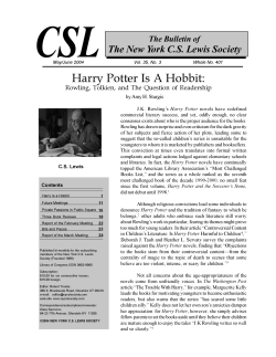 Harry Potter Is A Hobbit