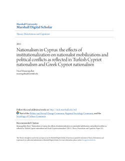 Nationalism in Cyprus: the effects of