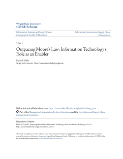 Outpacing Moore`s Law: Information Technology`s