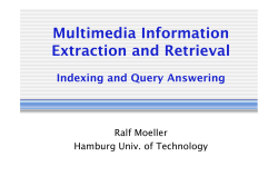 Indexing and Query Answering