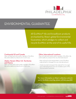 environmental guarantee - Philadelphia Commercial